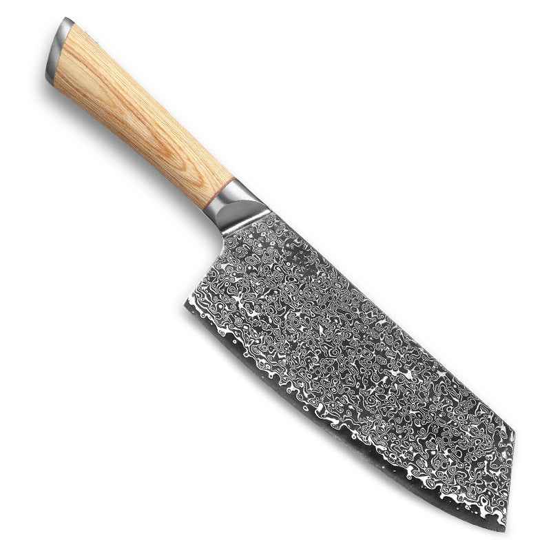 V-Gold 67-Layer Damascus Kitchen Knife – Stainless Steel Chef, Cleaver & Utility Knife