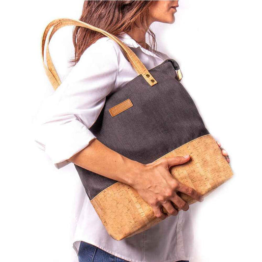 Women's Casual Nylon Handbag – Oxford Fabric Shoulder Tote with Zipper Closure