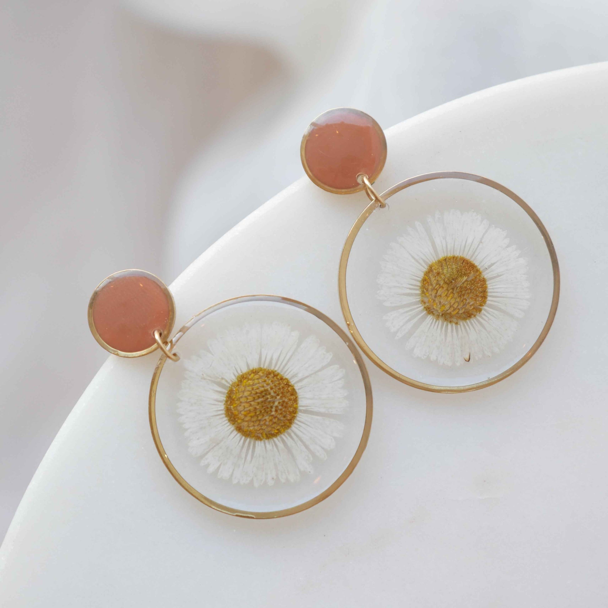Boucles d'oreilles duo Margot Pumpkin