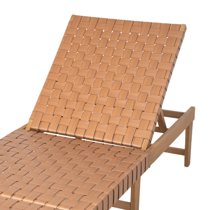 Brisa Outdoor Chaise Lounger - Brown