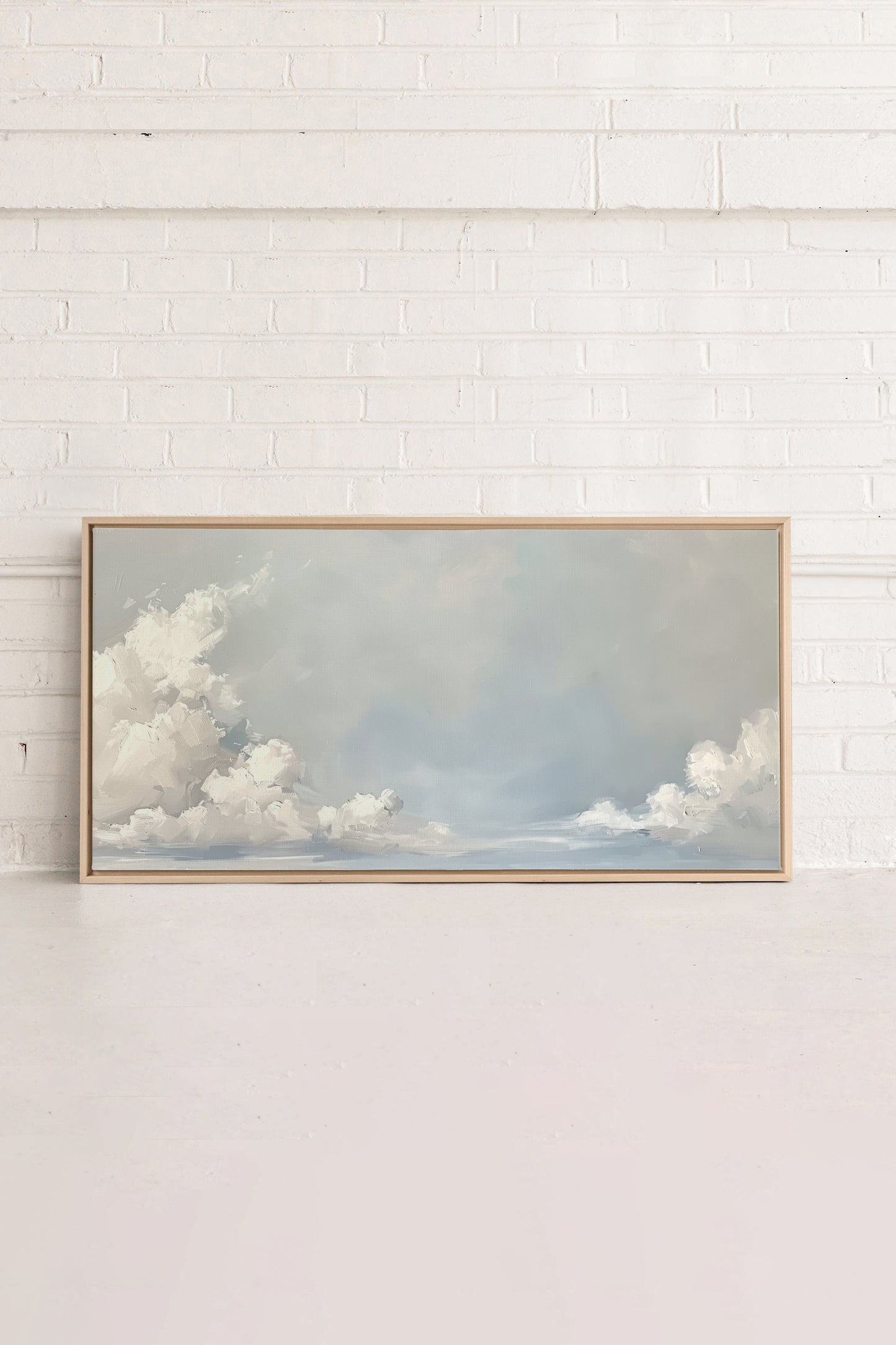 CLOUDSCAPE, Werk auf gespannter Leinwand
