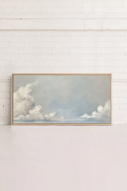 CLOUDSCAPE, Werk auf gespannter Leinwand