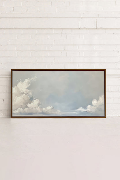 CLOUDSCAPE, Werk auf gespannter Leinwand