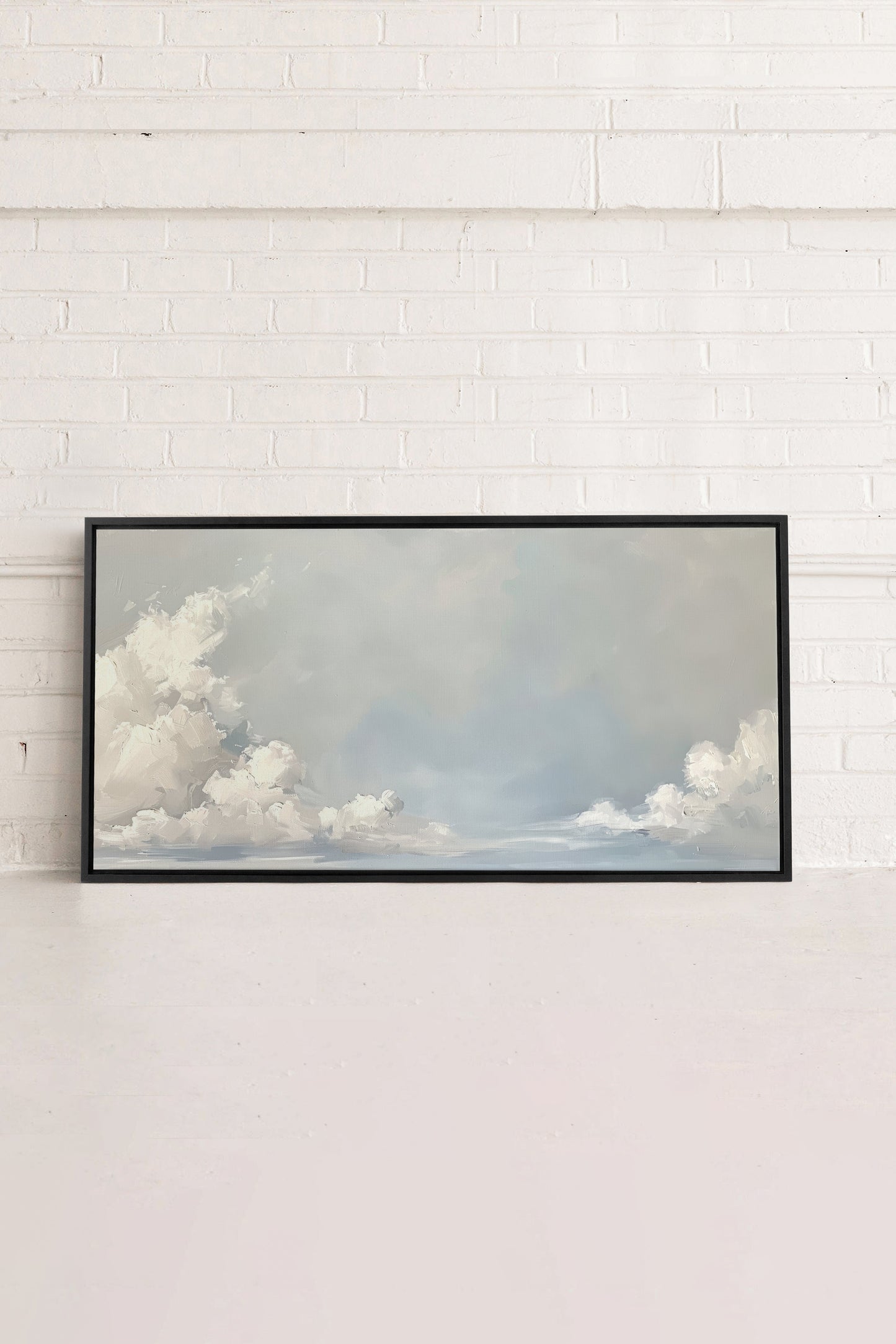 CLOUDSCAPE, Werk auf gespannter Leinwand