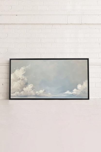 CLOUDSCAPE, Werk auf gespannter Leinwand