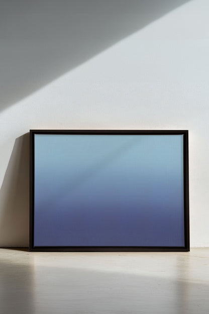 REFLET NOCTURNE, Oeuvre sur toile étirée