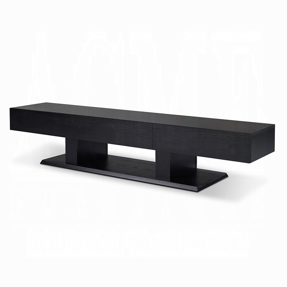 Phantom Modern Storage TV Stand - Black