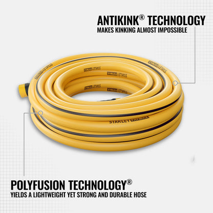 Stanley Fatmax Professional Grade Water Hose, 50' x 5/8", Yellow 500 PSI 🍁 All In One Marketplace Canada