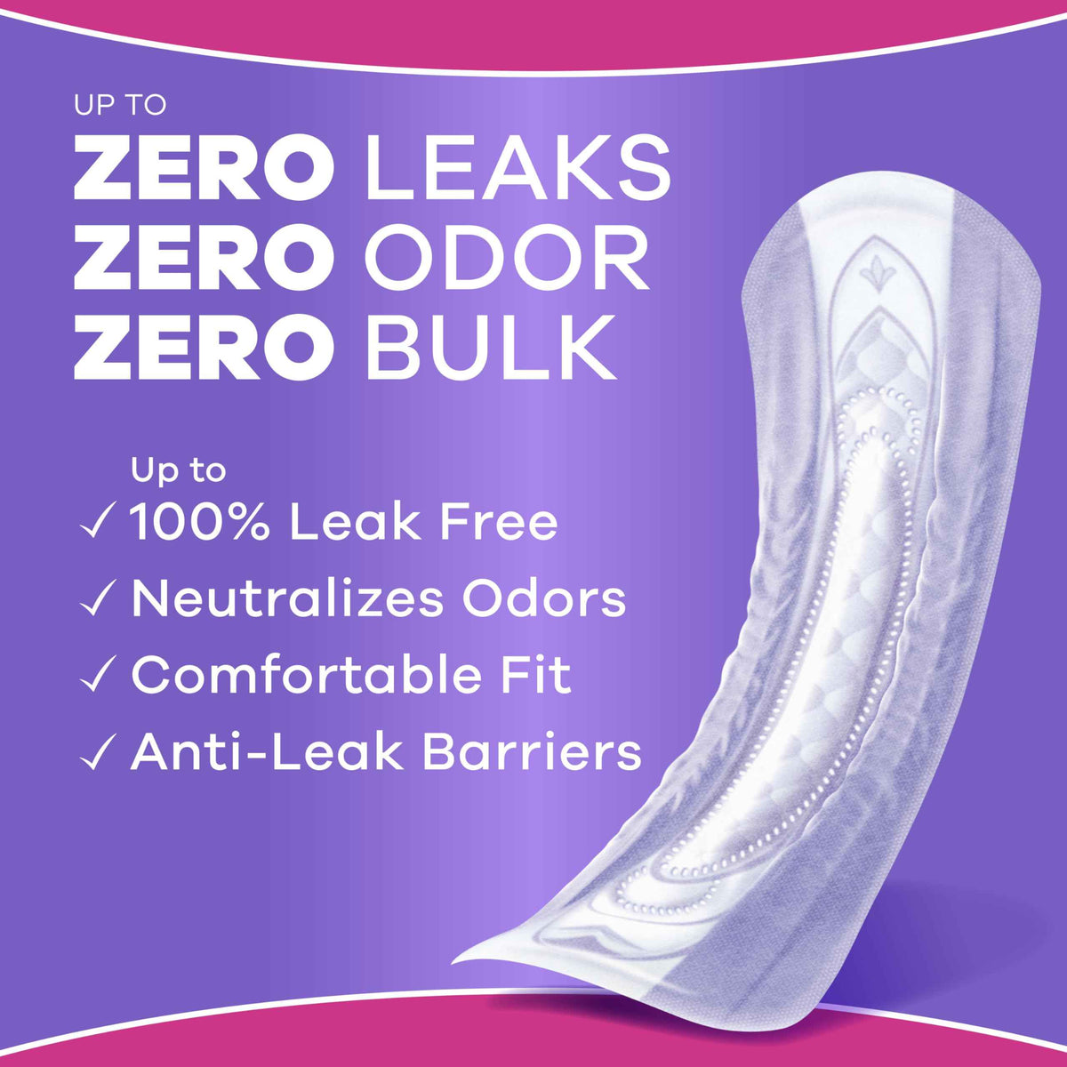 Always Discreet Adult Incontinence Pads for Women, Ultra Absorbency, Long Length, Postpartum Pads, 104 Count 🍁 All In One Marketplace Canada