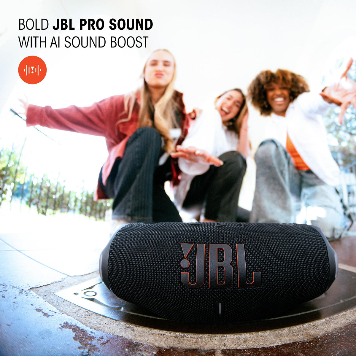 JBL Charge 6 - Portable Waterproof & Drop-Proof Bluetooth Speaker, Bold Pro Sound with AI Sound Boost, 28Hrs of Playtime, Built-in powerbank & Comes with a Sturdy/Removable Carrying Strap (Squad) 🍁 All In One Marketplace Canada