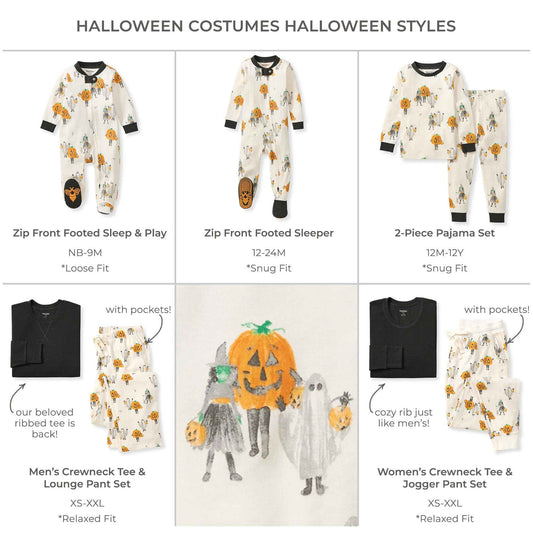 Burt's Bees Baby Baby Womens Family Jammies, Matching Holiday Pajamas, Organic Cotton PJs, Halloween Costumes, Small