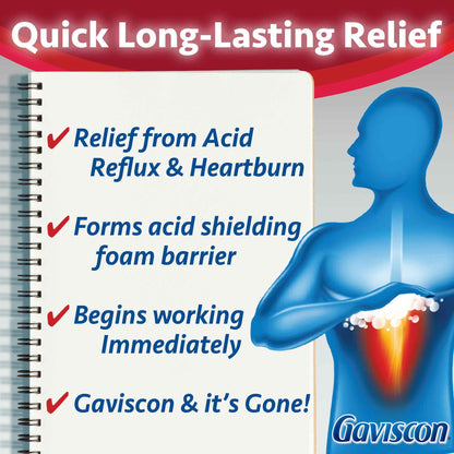 Gaviscon Extra Strength Tablets - 60 Count - Chewable Foaming Antacid Tablets for Day and Night Heartburn Relief, Acid Reflux and GERD relief, Butterscotch - Free of Aluminum, Lactose and Gluten 🍁 All In One Marketplace Canada