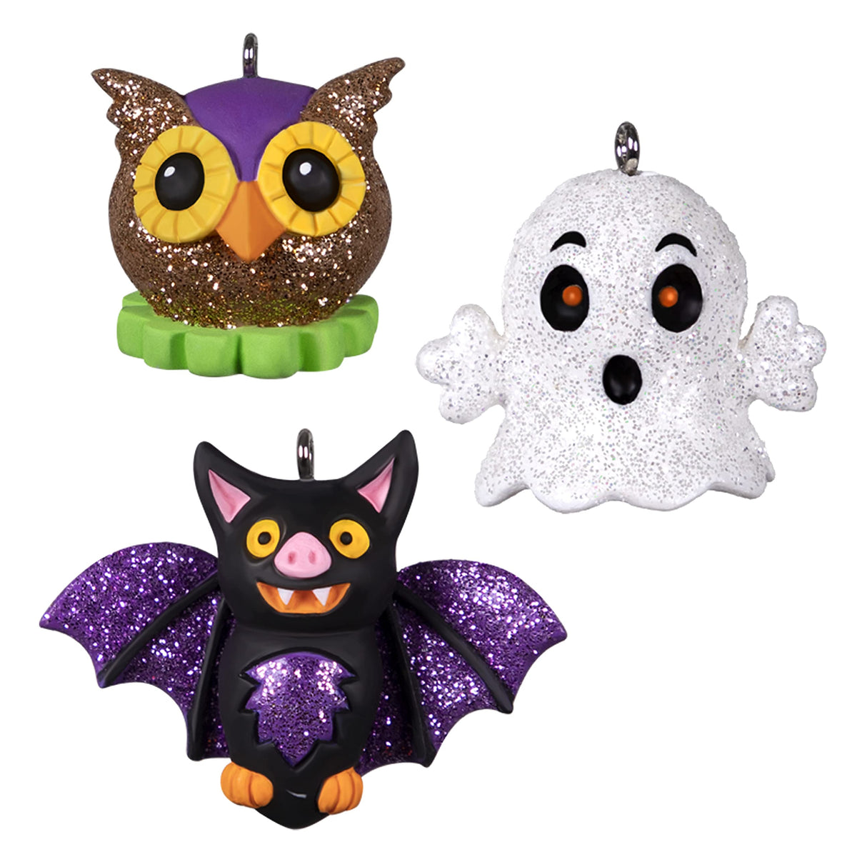 Hallmark Keepsake Miniature Christmas Ornament 2022, Vintage Halloween Cuties, Mini Set of 3