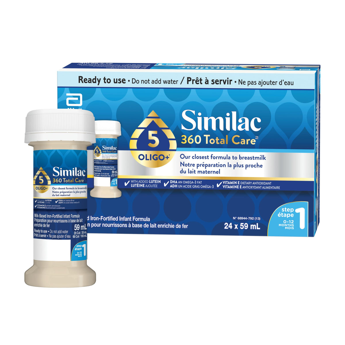 Similac 360 Total Care Step 1 Ready-To-Feed 24x59mL Bottles 🍁 All In One Marketplace Canada