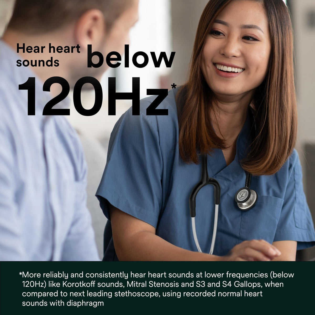 3M Littmann Classic III Monitoring Stethoscope, 5620, More Than 2X as Loud*, Weighs Less**, Stainless Steel Chestpiece, 69 cm (27") Black Tube 🍁 All In One Marketplace Canada
