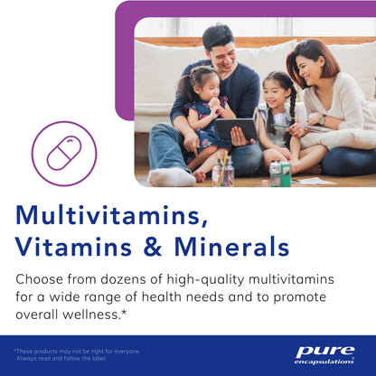 Pure Encapsulations B-Complex Plus - B Vitamins Supplement to Support Neurological Health, Cardiovascular Health & Energy Levels* - With Vitamin B12 & More - 120 Capsules 🍁 All In One Marketplace Canada