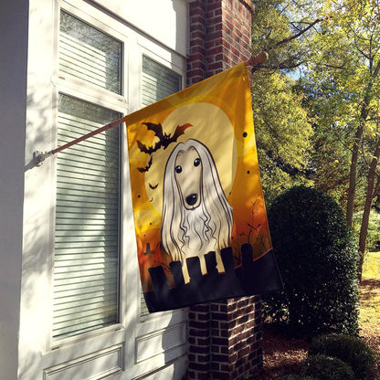 Caroline's Treasures BB1802CHF Halloween Afghan Hound Canvas House Size Flag, Multicolor, Large