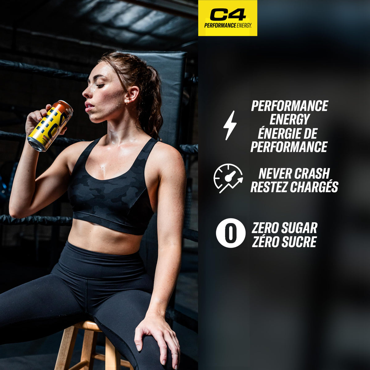 Cellucor C4 Performance Energy Drink, Orange Slice, Carbonated Sugar Free Drink with no Artificial Colours or Dyes, 473mL, 12 count 🍁 All In One Marketplace Canada