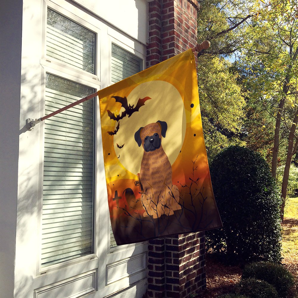 Caroline's Treasures BB4383CHF Halloween Brindle Boxer Flag Canvas House Size, Large, Multicolor