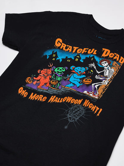 Liquid Blue Grateful Dead One More Halloween Night T-Shirt, Black, Small