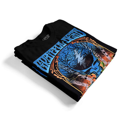 Liquid Blue Grateful Halloween Dead Berkeley'84 Ss Tee, Black, X-Large