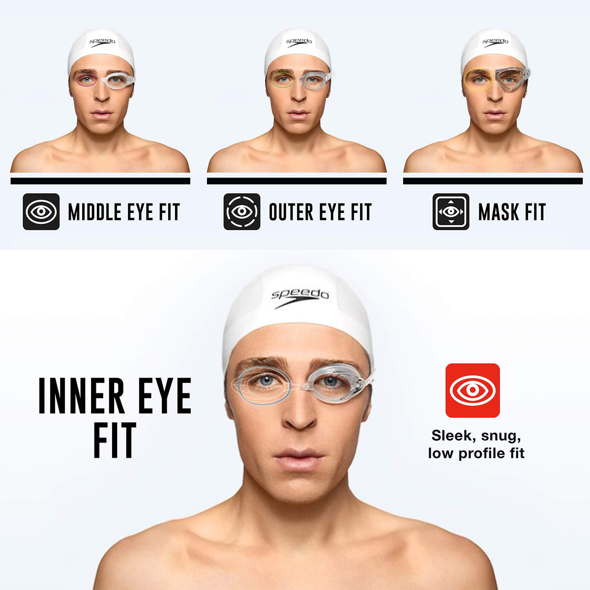 Speedo Women's Swim Goggles Mirrored Vanquisher 2.0 - Silver Ice, One Size 🍁 All In One Marketplace Canada