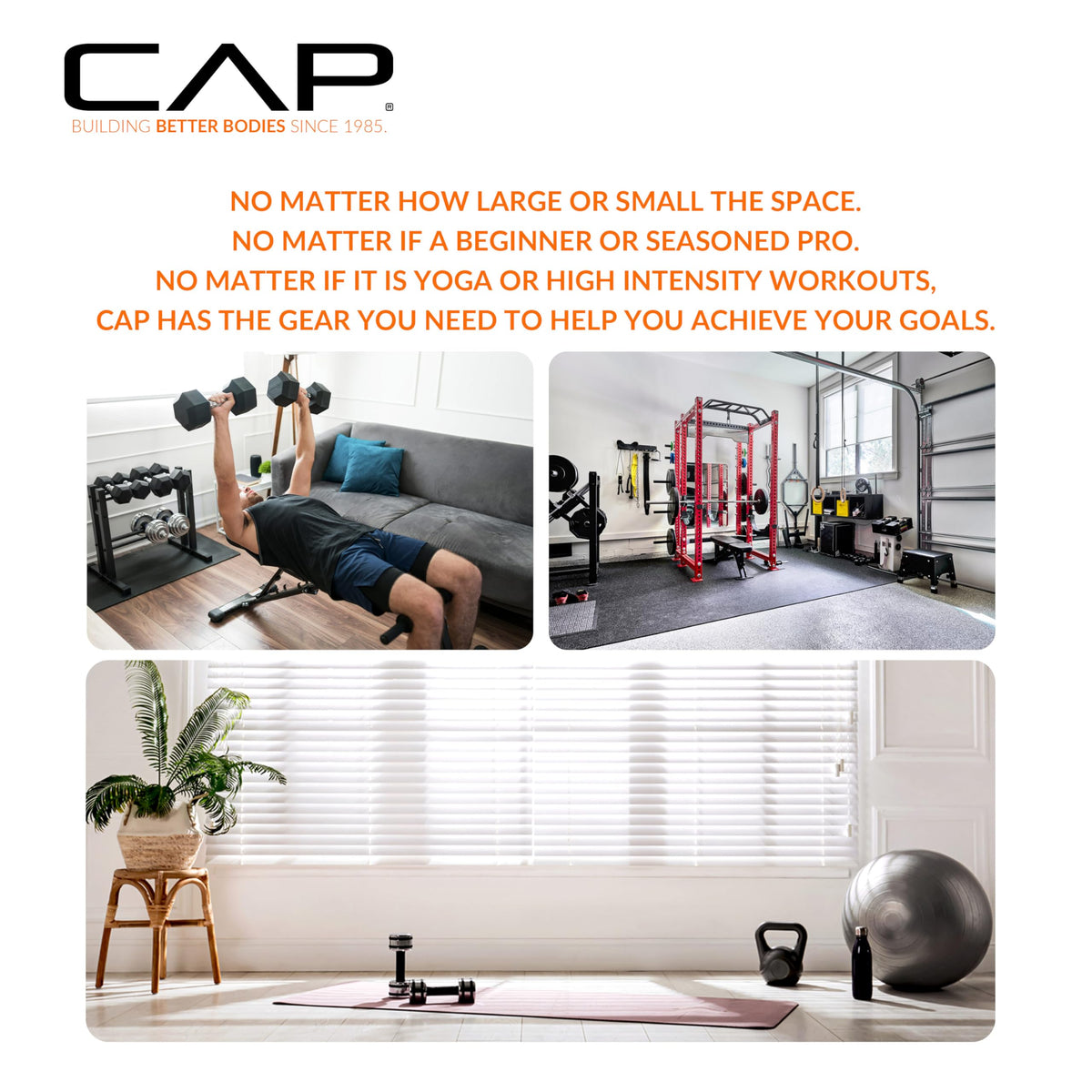 CAP Barbell 20 lb Neoprene Dumbbell Set with Rack |Includes 2, 3, 5 lb Pairs 🍁 All In One Marketplace Canada