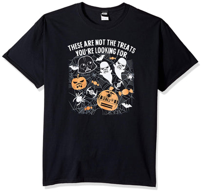 STAR WARS Licensed Halloween Not The Treats Men's Tee, Black, 3X-Large