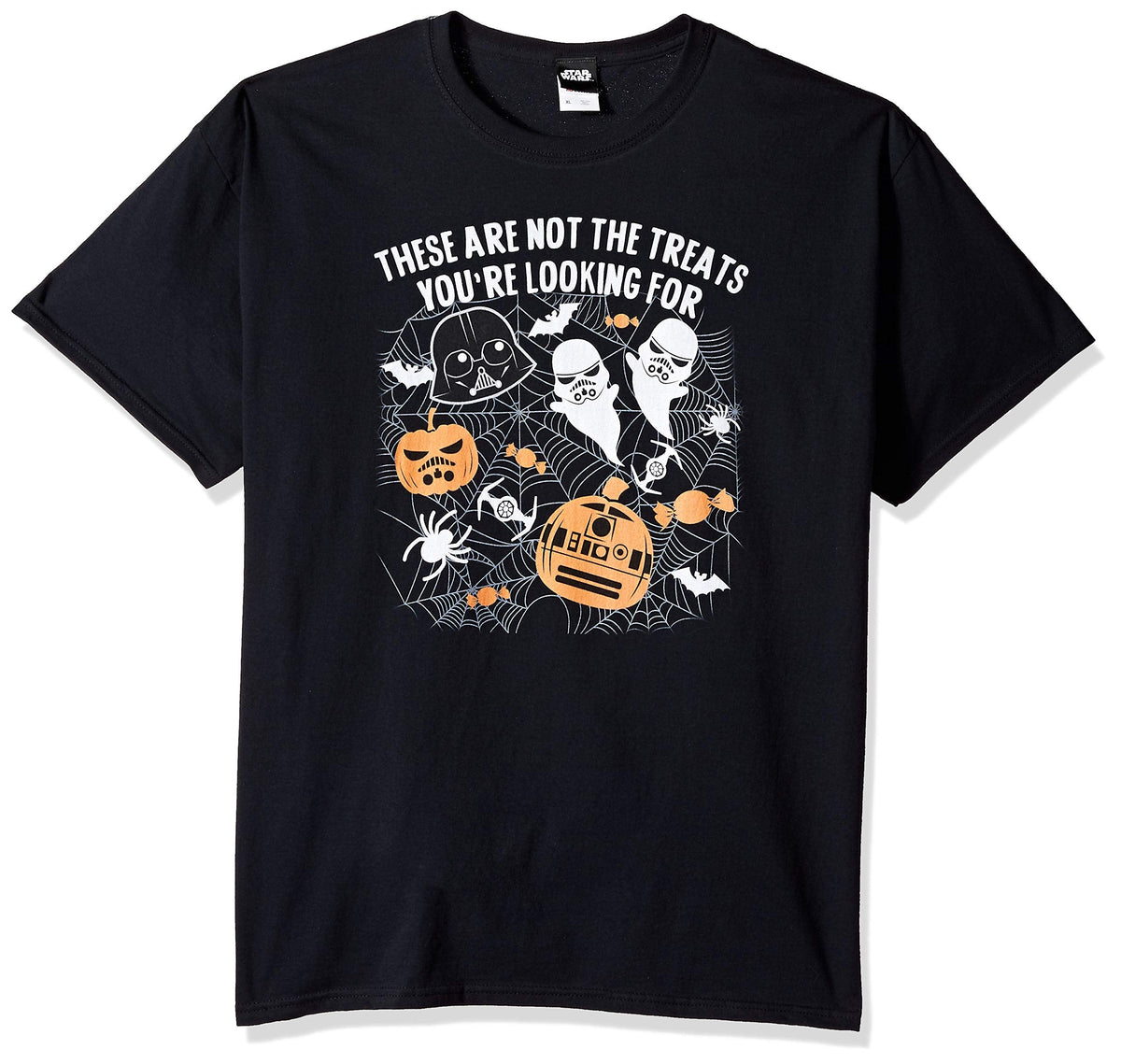 STAR WARS Licensed Halloween Not The Treats Men's Tee, Black, 4X-Large