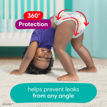 Pampers Diapers - Cruisers 360 degrees - Size 6, 76 Count, up to 100% Leakproof Fit, Designed for Active Babies, Pull On Diaper, EZ Off Tabs Designed for Easy Changes 🍁 All In One Marketplace Canada
