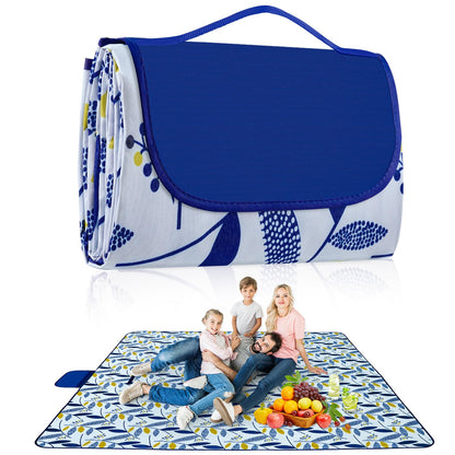 Habaylin Picnic Blanket Large, 79"X79" Waterproof Extra Large Beach Blanket, Foldable Picnic Blanket for Hiking, Party, Camping on Grass Sandproof Handy Picnic Mat 🍁 All In One Marketplace Canada