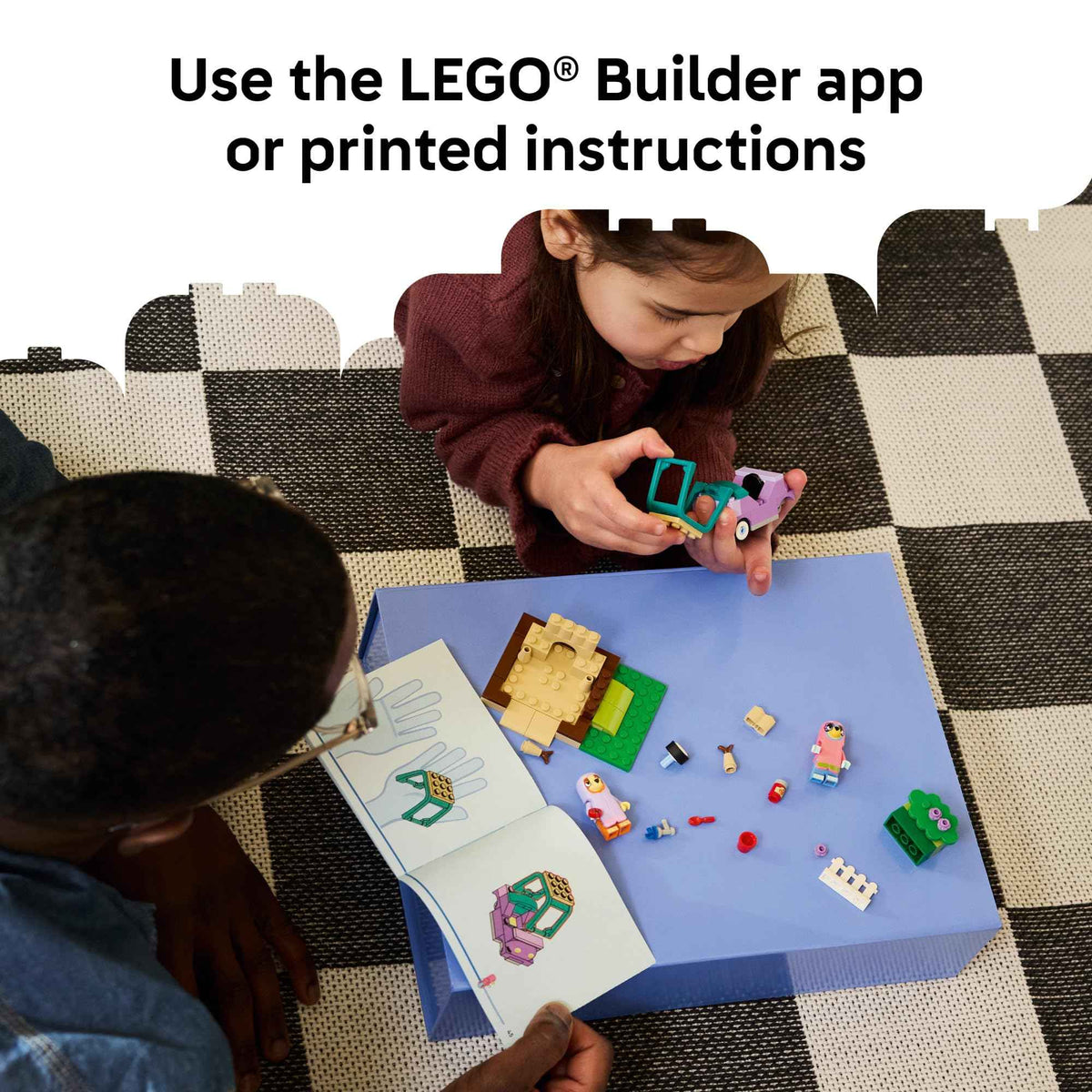 LEGO Bluey Grannies with Bingo and Bluey - Building Toy for Girls & Boys, Ages 4+ - Toddler Car & Playset with 2 Characters - Gift for Birthdays - 11216 🍁 All In One Marketplace Canada