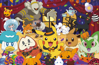 Pokémon: Halloween Party- Group Wall Poster, 22.4L" x 14.7W", Premium Unframed Version