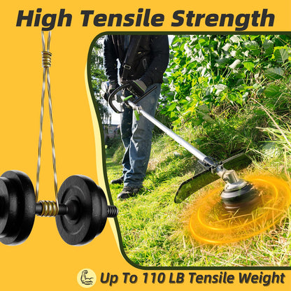 0.080'' DWO1DT801 Replacement String Timmer Lines Compatible with DEWALT Weed Eater, Square Twisted Weed Eater String, Heavy Duty Trimmer String (240 ft) 🍁 All In One Marketplace Canada