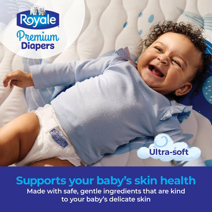 Royale Premium Diapers, Size 6 (35+ lb), 111 Count, Disposable Baby Diapers (Packaging may vary) 🍁 All In One Marketplace Canada