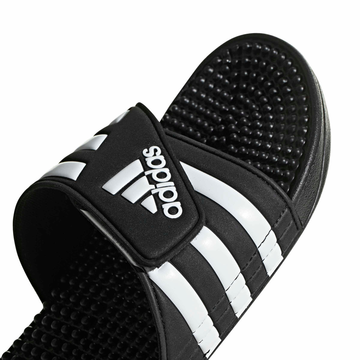 adidas Unisex-Adult Adissage, Core Black/White/Core Black, 12 🍁 All In One Marketplace Canada
