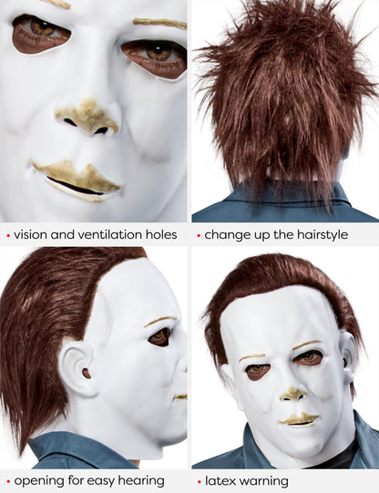 Rubie's Men's Halloween II Michael Myers Overhead Latex Mask, One Size