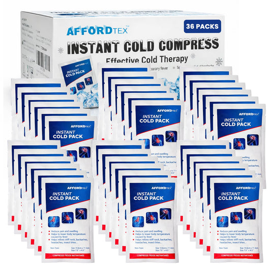 36 Instant cooler Ice pack- Ice packs Large (7.5 x 4.5 Inches) - Ready to use – Ideal for Injuries, Inflammation, Sprains, Strains,Pain relief 🍁 All In One Marketplace Canada