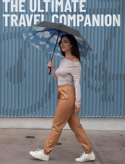 Repel Windproof Travel Umbrella - Compact & Withstands Winds up to 100MPH, Strongest Premium Auto Folding Umbrella for Rain and Sun - Durable, Light & Portable for Women & Men, Fits Backpack & Cars 🍁 All In One Marketplace Canada