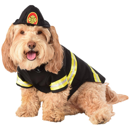 Rubies Costume Co Halloween Classics Collection Pet Costume, Small, Fire Fighter