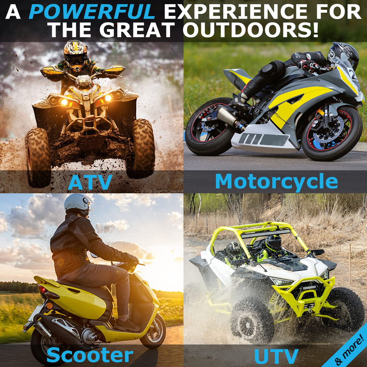 Mighty Max Battery Motorcycle Battery Replacement, 12V 4AH, 55 CCA, Brand Product 🍁 All In One Marketplace Canada