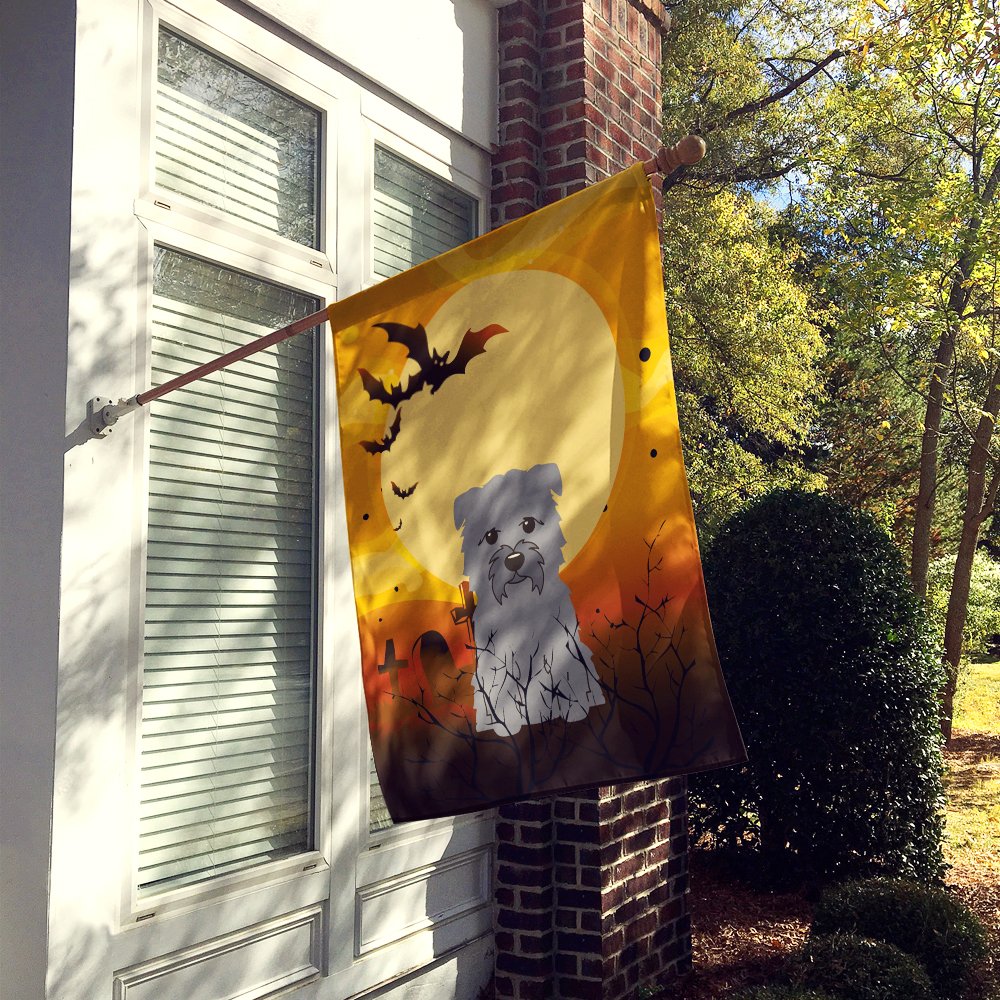 Caroline's Treasures BB4325CHF Halloween Glen of Imal Grey Flag Canvas House Size, Large, Multicolor