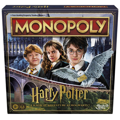 Monopoly Harry Potter Edition Board Game | A Magical Adventure at Hogwarts | Ages 8 and Up | 2 to 6 Players | Family Games | Gifts for Kids and Adults (English) 🍁 All In One Marketplace Canada
