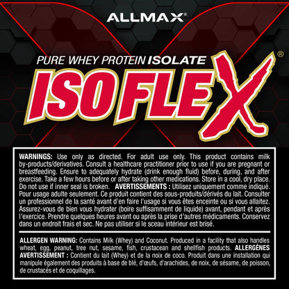 ALLMAX ISOFLEX Whey Protein Isolate, Strawberry, 5 lb 🍁 All In One Marketplace Canada