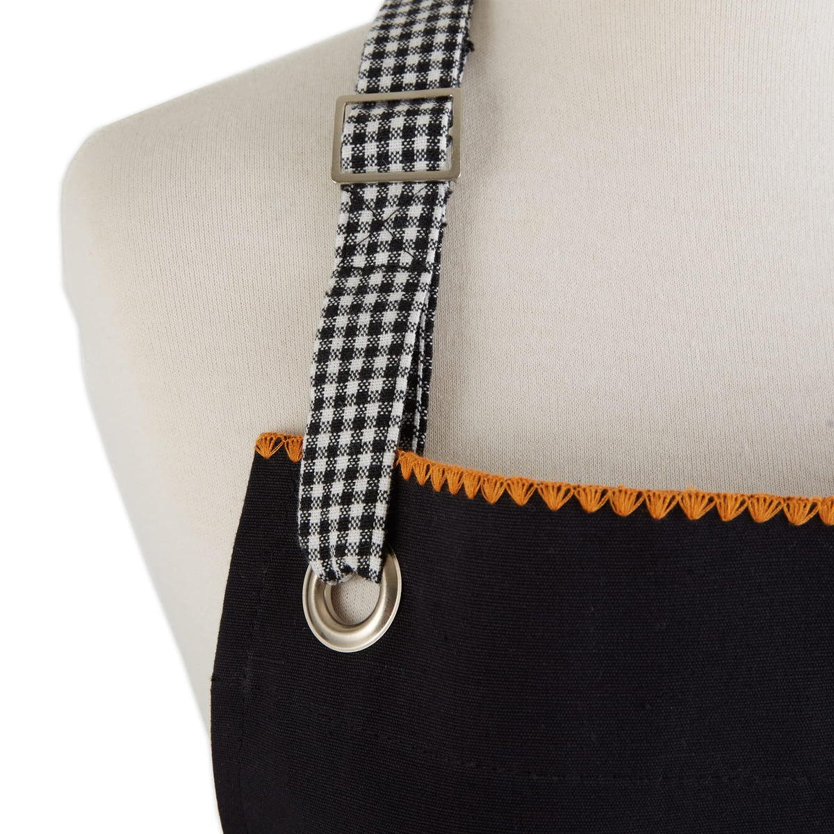 DII Happy Halloween Collection Goth Style Spooky Kitchen Apron, One Size, Basic Witch