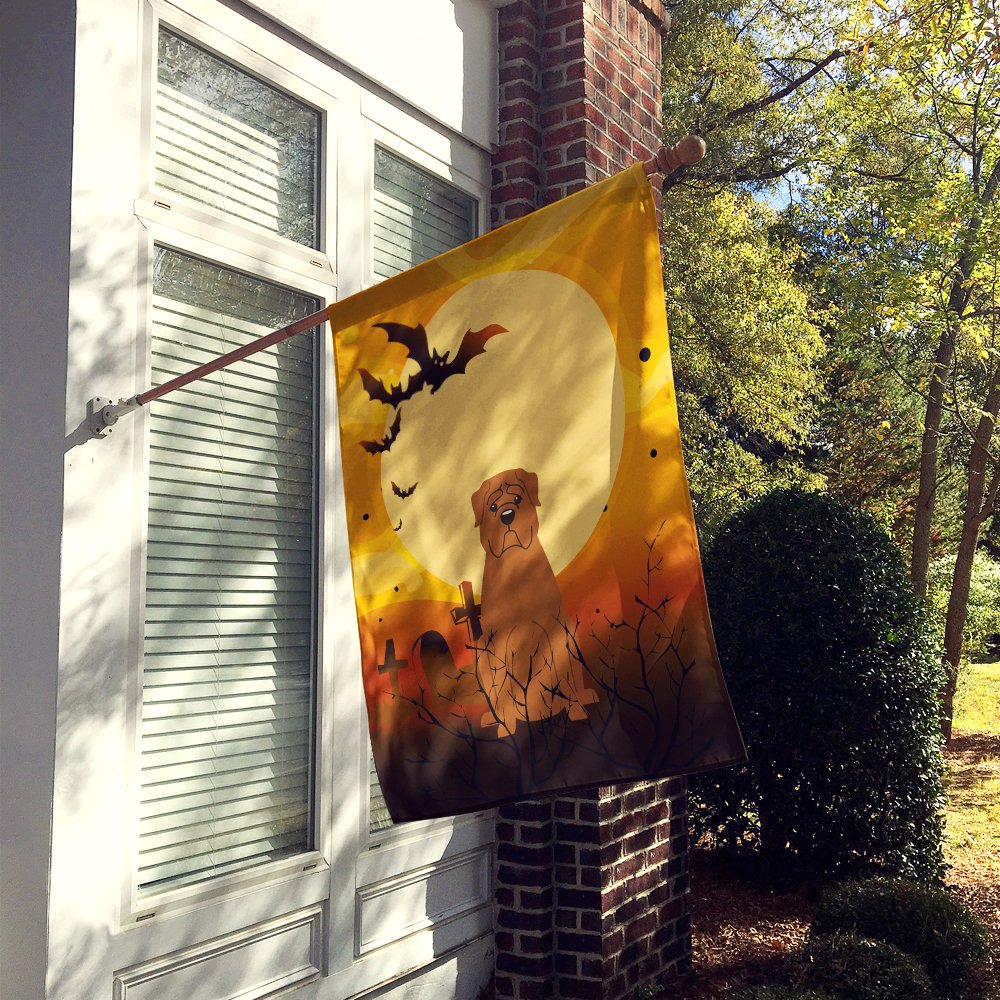Caroline's Treasures BB4339CHF Halloween Dogue de Bourdeaux Flag Canvas House Size, Large, Multicolor