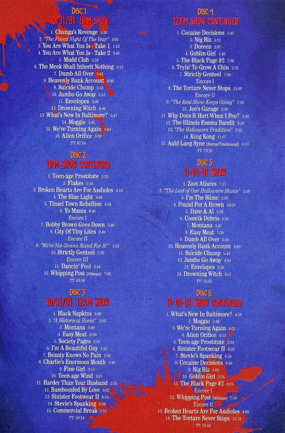 Halloween 81: Live At The Palladium, Nyc (6Cd/Costume Box Set)
