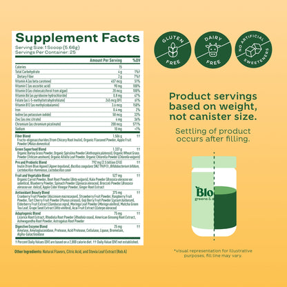 Bloom Nutrition Superfood Greens Powder, Digestive Enzymes with Probiotics and Prebiotics, Gut Health, Bloating Relief for Women, Chlorella, Green Juice Mix with Beet Root Powder, 25 SVG, Mango 🍁 All In One Marketplace Canada