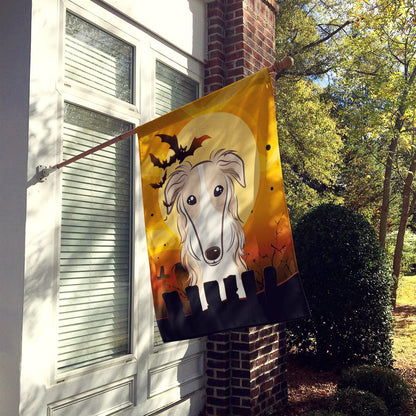 Caroline's Treasures BB1786CHF Halloween Borzoi Canvas House Size Flag, Multicolor, Large