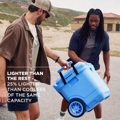 Coleman Pro 55-Quart Premium Wheeled Hard Cooler, Heavy-Duty Ultra-Light Portable Cooler with Wheels, Extra-Thick Insulation Keeps Ice up to 5 Days, 92-Can Capacity 🍁 All In One Marketplace Canada